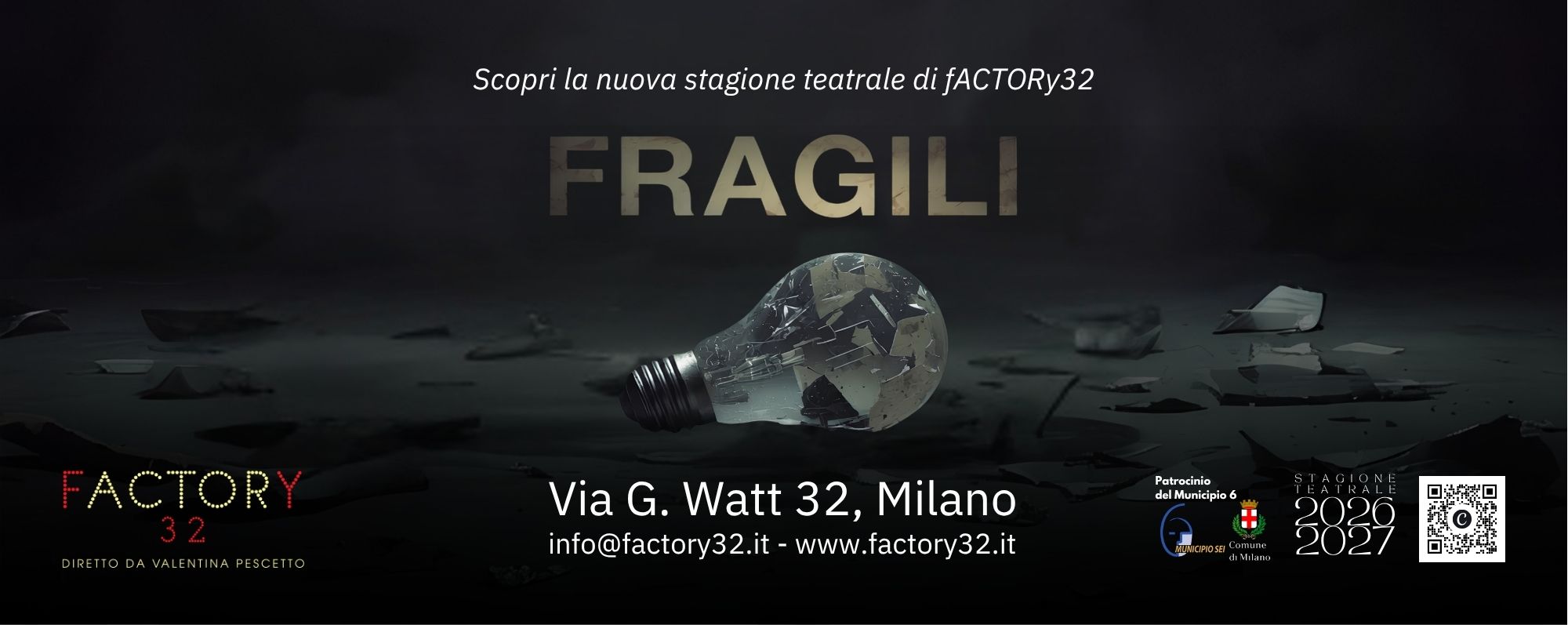 fACTORy32 – Stagione teatrale 2026/2027